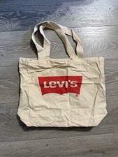 Vintage LEVI  S Vintage Clothing Large Canvas Tote Bag Double Sided