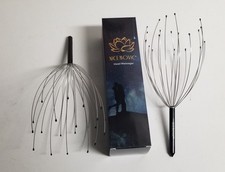 Scalp Massager Head Scratcher 2 PCS 20 Finger Stress Relief Massage Tool New USA