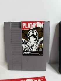 Platoon (Nintendo Entertainment System, NES) w Manual and Sleeve