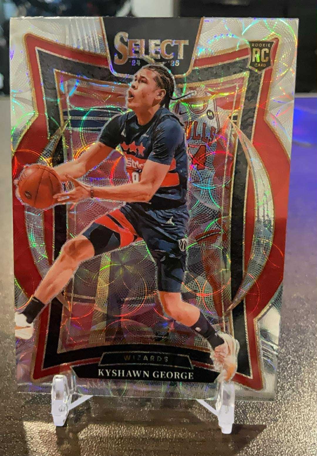 2024-25 Panini Select KYSHAWN GEORGE Concourse Silver Scope Prizm