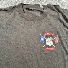 Fruit of the Loom T-Shirt Mens XL Black Alcatraz Cellblock 272 Graphic USA Made