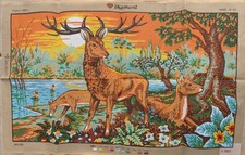 Printed needlepoint tapestry Gobelin L 80x130 Cm canvas Only A985