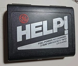 GE Help Full Power 40 Channel 2 Way Emergency/Info CB Radio Model 3-5909