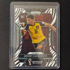 🔌IU 2022 PANINI PRIZM FIFA WORLD CUP QATAR Zebra CHOICE RC JEREMY SARMIENTO SP