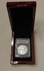 2009 DC DANIEL CARR-ANACS PROOF OVERSTRIKE-AMERICAN SILVER EAGLE-PRIVATE MINTED