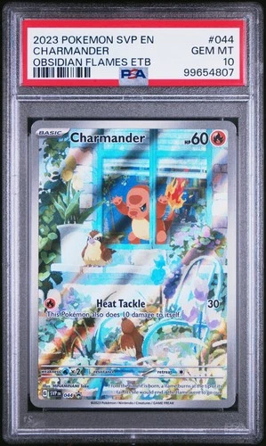 2023 POKEMON SVP EN-SV BLACK STAR PROMO #044 CHARMANDER PSA 10