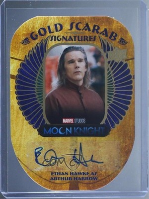 2023 Upper Deck Moon Knight Gold Scarab Signatures Ethan Hawke #GSS-DH Auto 0g4