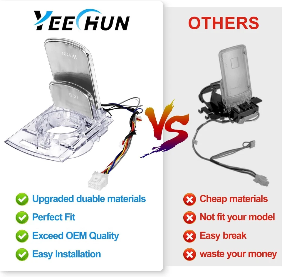 Conjunto de palanca dispensadora Samsung RF4287HABP/XAA RF4287HARS/XAA RF4287HARS/XAA Foto 2 de 4