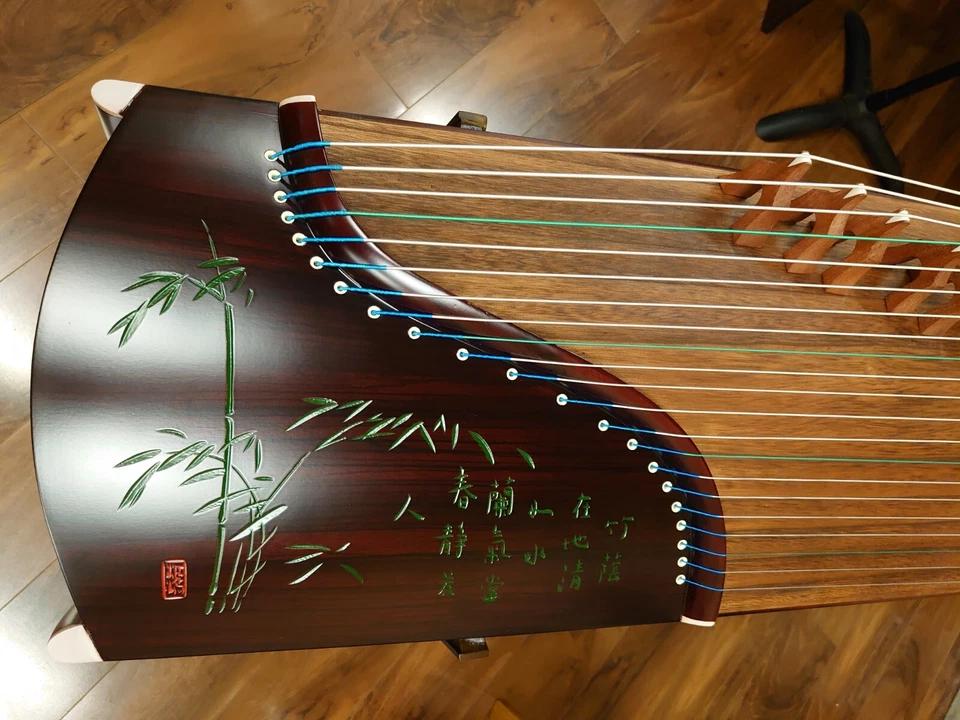 53" Sonido de China Palo de Rosa Guzheng Guzheng, Arpa de Cítara China, Koto Foto 3 de 4