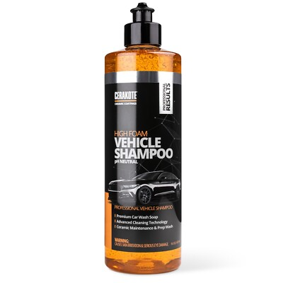 #ad Cerakote High Foam Vehicle Shampoo 16 oz. Bottle pH Neutral Premium Car Wash $13.97