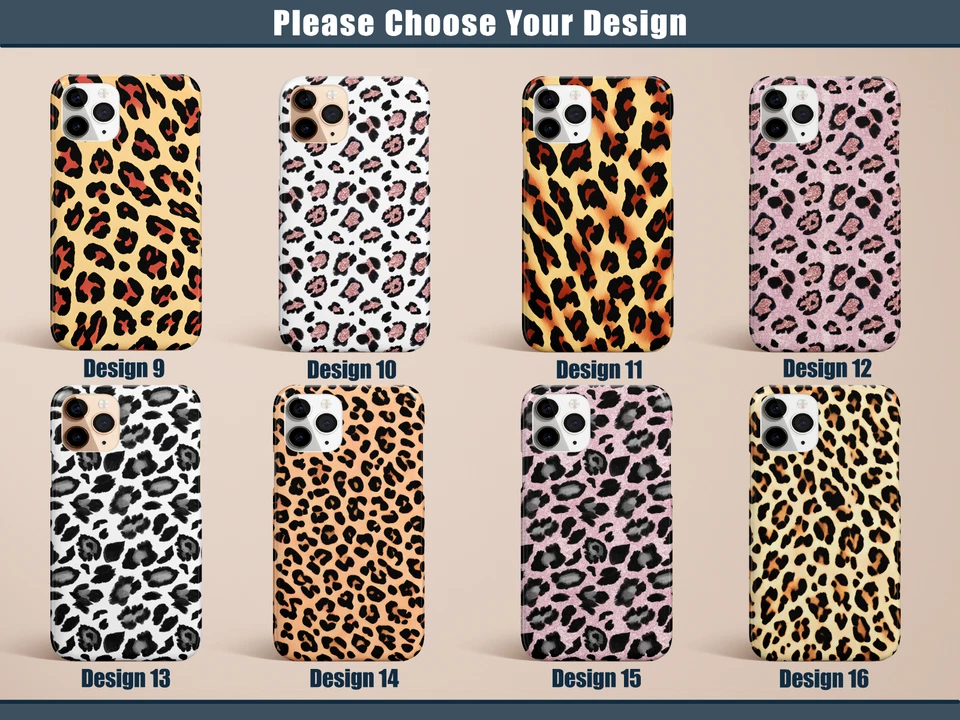 豹纹猎豹动物印花圆点超薄防震坚固手机壳 — 第 3/4 张图片