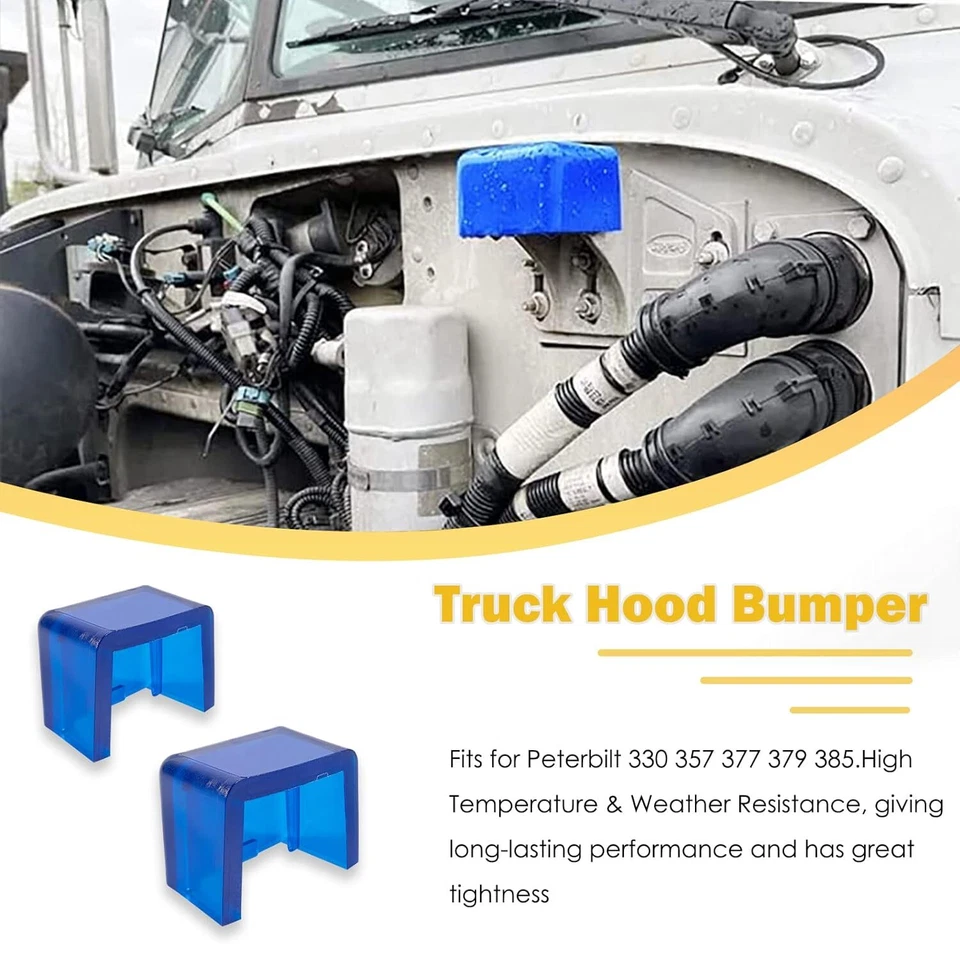 Hood Roller Bushings Engine Hood Pivot Bolts Bushings Kit for Peterbilt 379 - Image 4 of 4