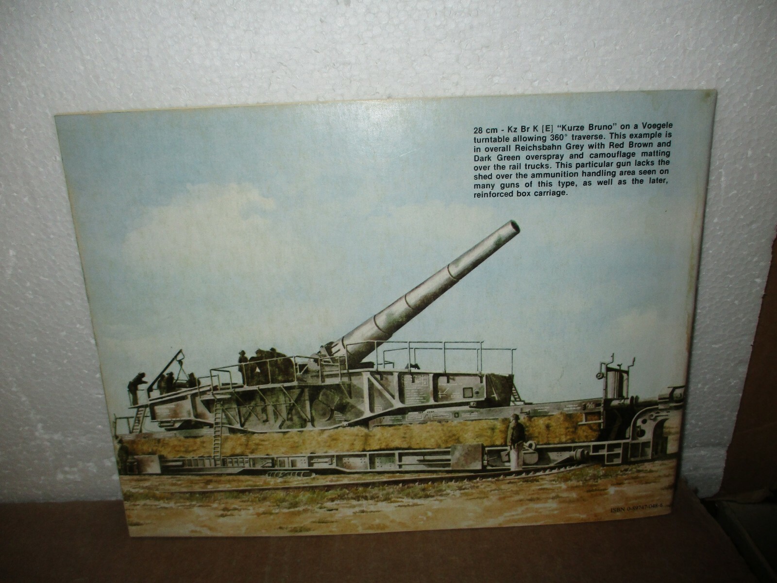 German Railroad Guns In Action Armor No. 15 by Joachim Engelmann (1976
