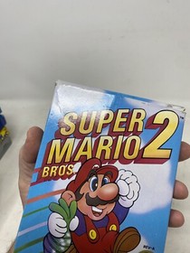SUPER MARIO BROS. 2 MARIO MADNESS NINTENDO NES BOX AND GAME 