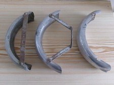 garde-boue anciens landau poussette charrette, aluminium, 22cm et 24cm