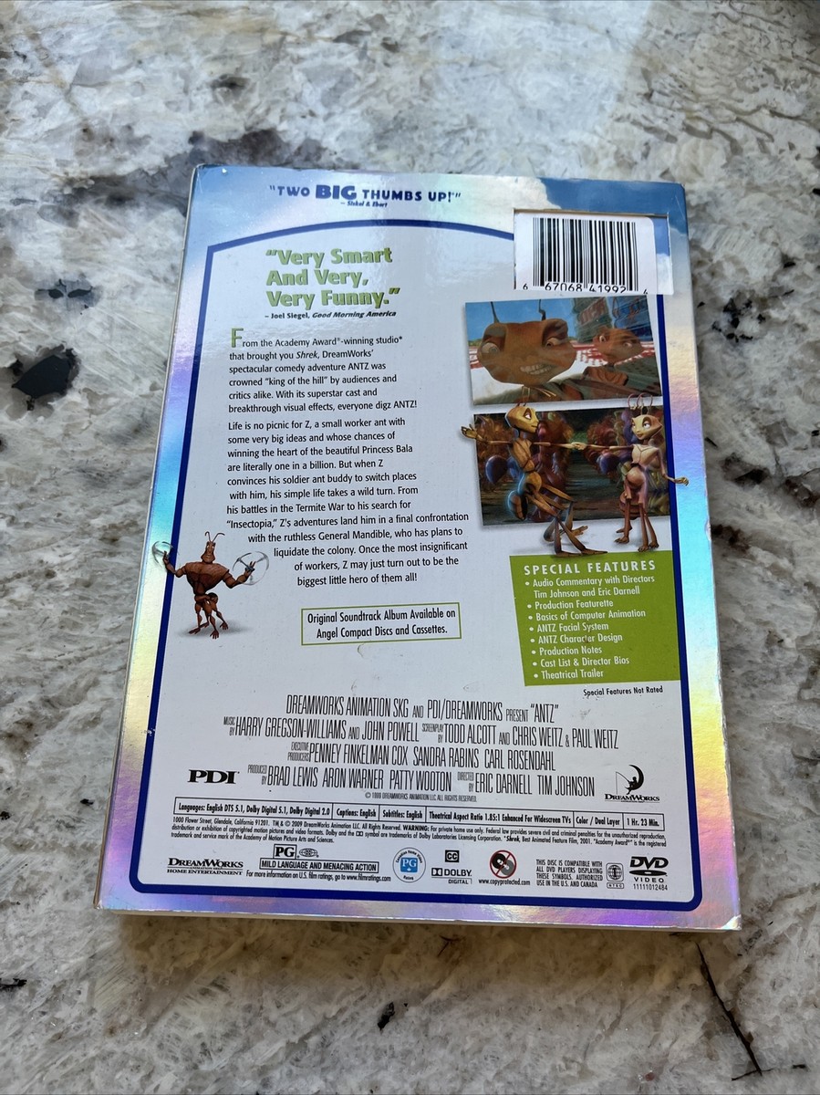 Antz (DVD, 1999, Signature Selection) Widescreen Edition Euc