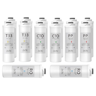 SimPure WP-400GPD Tankless Reverse Osmosis Water Filter System+2 Year Filters