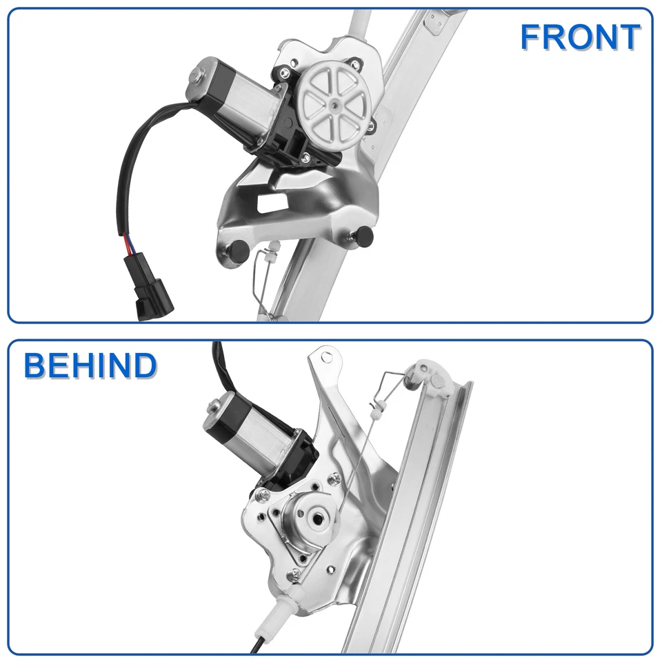 For Buick LeSabre 2000 - 2005 w/ Motor Pair Front Power Window Regulator 2 Pins Foto 3 de 4