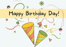 Birthday Hats - Yellow