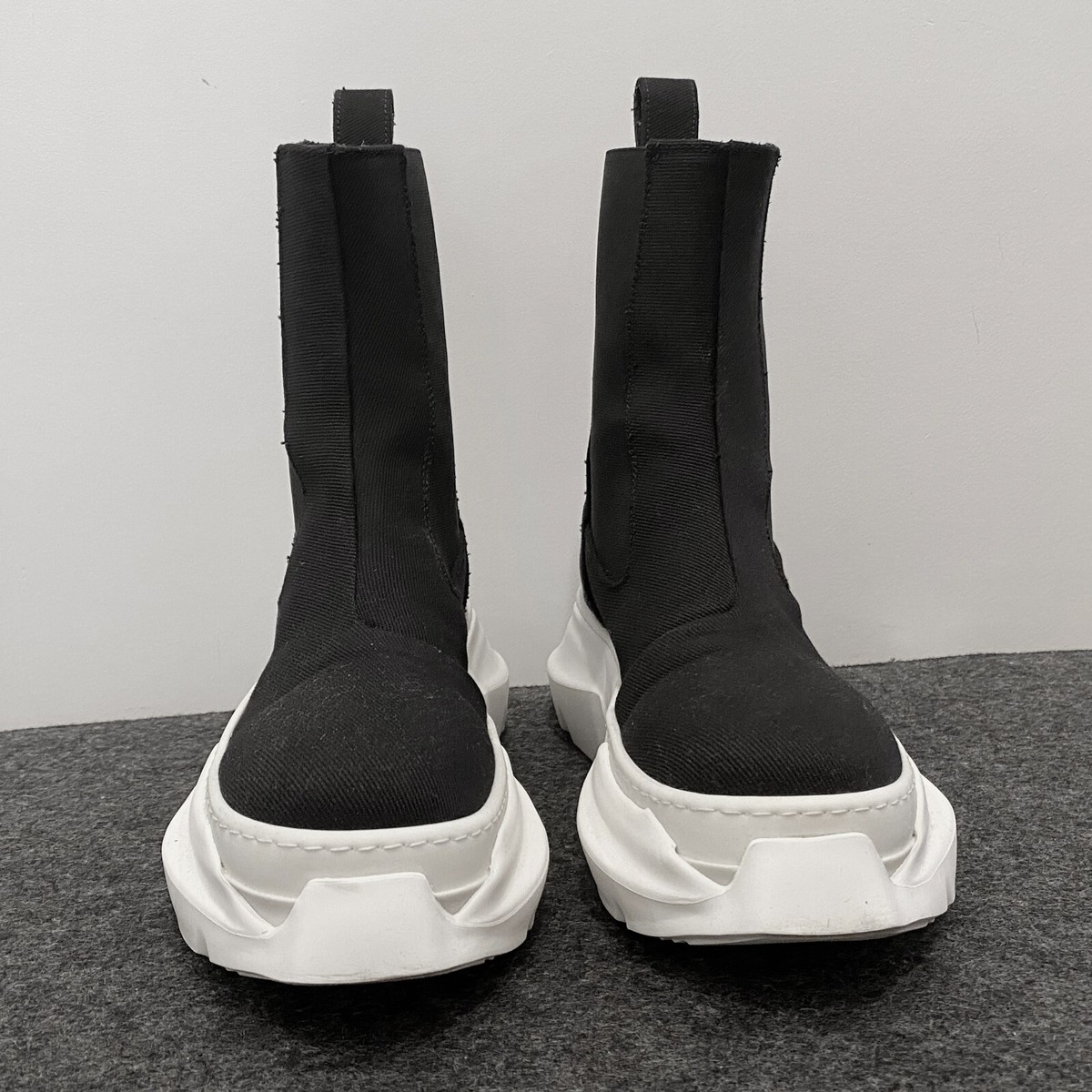 RICK OWENS DRKSHDWBlack Beatle Abstract Boots | eBay