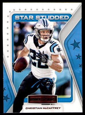 2019 Panini Rookies & Stars Red Star Studded Christian McCaffrey #SS-CM Panthers