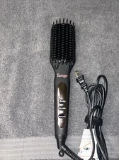 L'ange Le Vite Hair Brush Straightener Black Lange Thermal Ion Ceramic