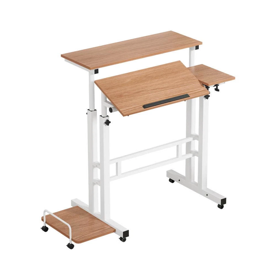 Artiss Laptop Desk Laptop Table  Sit Stand Height Adjustable Portable MobileDesk - image 2 of 4