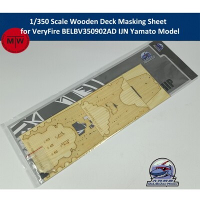 1/350 Wooden Deck Masking Sheet for VeryFire BELBV350902AD IJN Yamato Model Kit