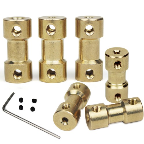 Starrkupplung Messing Welle D9x20mm 2456mm Bohrung Kupplung für CNC Motoranschluss