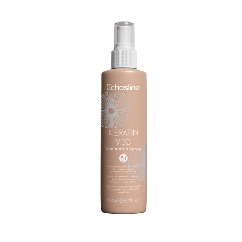 Spray laminante lucidante capelli colorati ECHOSLINE Keratin Veg 200ml