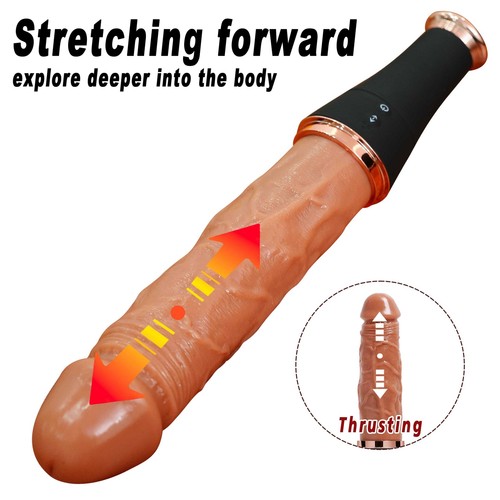 13'' Thrusting Dildo Vibrator Heating Hands-Free Love G-spot Machine Sex Toys - Picture 12 of 19