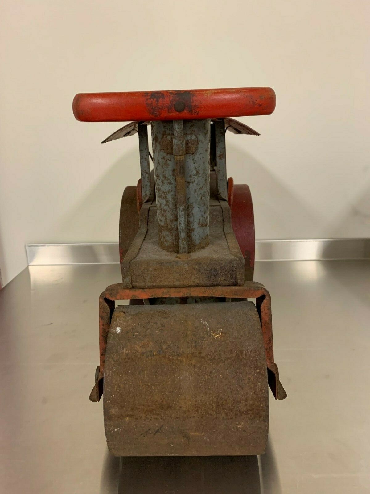 Antique 1920s Toy Keystone Ride Em Steam Roller Steel Original Ride On ...