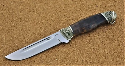 Elmax ROSTFREI Outdoor Jagd Messer Nazarov Knives Russland Handarbeit HRC62 Боец - Bild 1 von 4