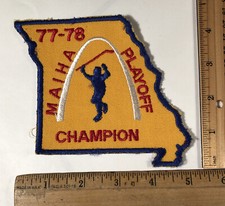 Vintage MAIHA Missouri Hockey Playoff Champion 1977-1978 Patch St. Louis Arch