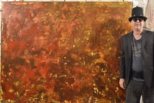 Original,  Mark Little,Acrylic Painting 81” X 62” Extra Large,Abstract,Modern,XL