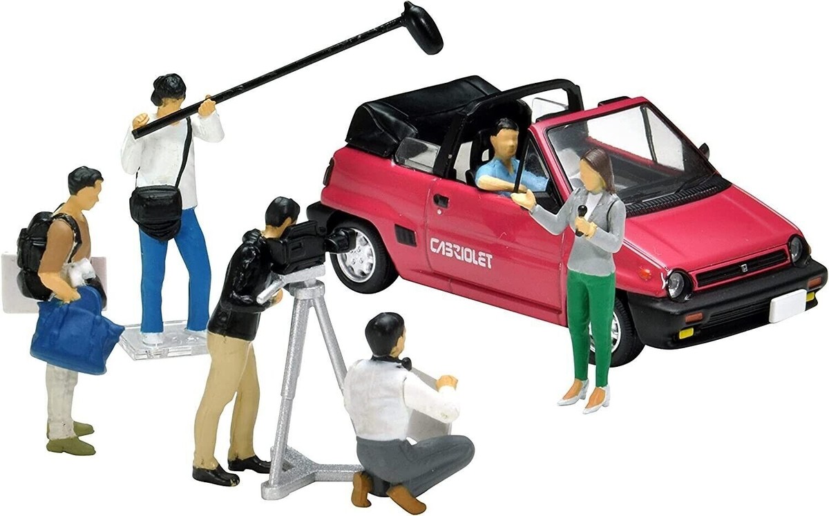 Tomica Diocolle TV Show Crew Honda City Cabriolet Set 1:64