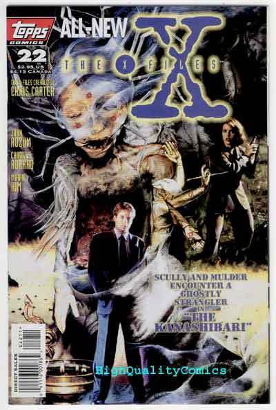 X-FILES #22, NM, Dana Scully, 1st, Fox Mulder, Carter, 1995, more