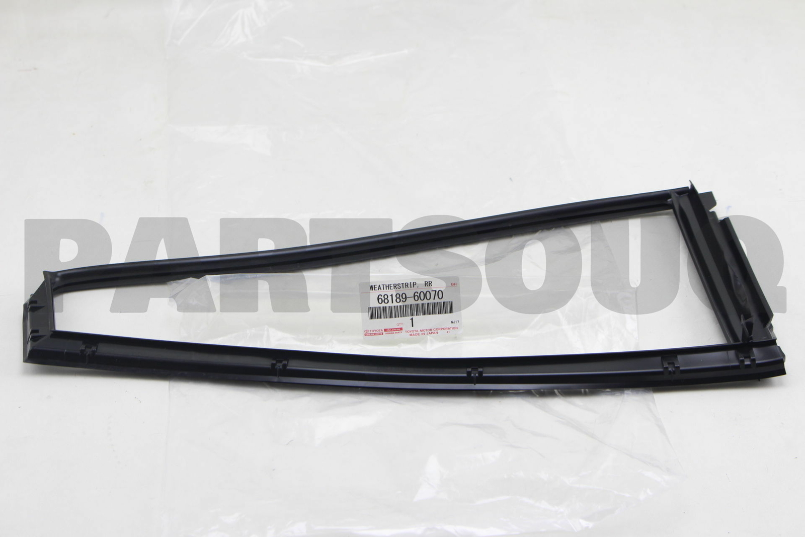 6818960070 Genuine Toyota WEATHERSTRIP, REAR DOOR QUARTER WINDOW, LH 6818960070 eBay
