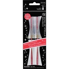 Clear Glitter Craft Supplies Set of 3 One Size 599L x 199W x 049H Inches