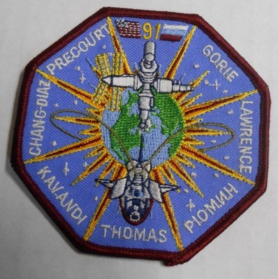 NASA SPACE SHUTTLE Discovery STS-91 MIR Mission Embroidered Arm Patch 3.5''