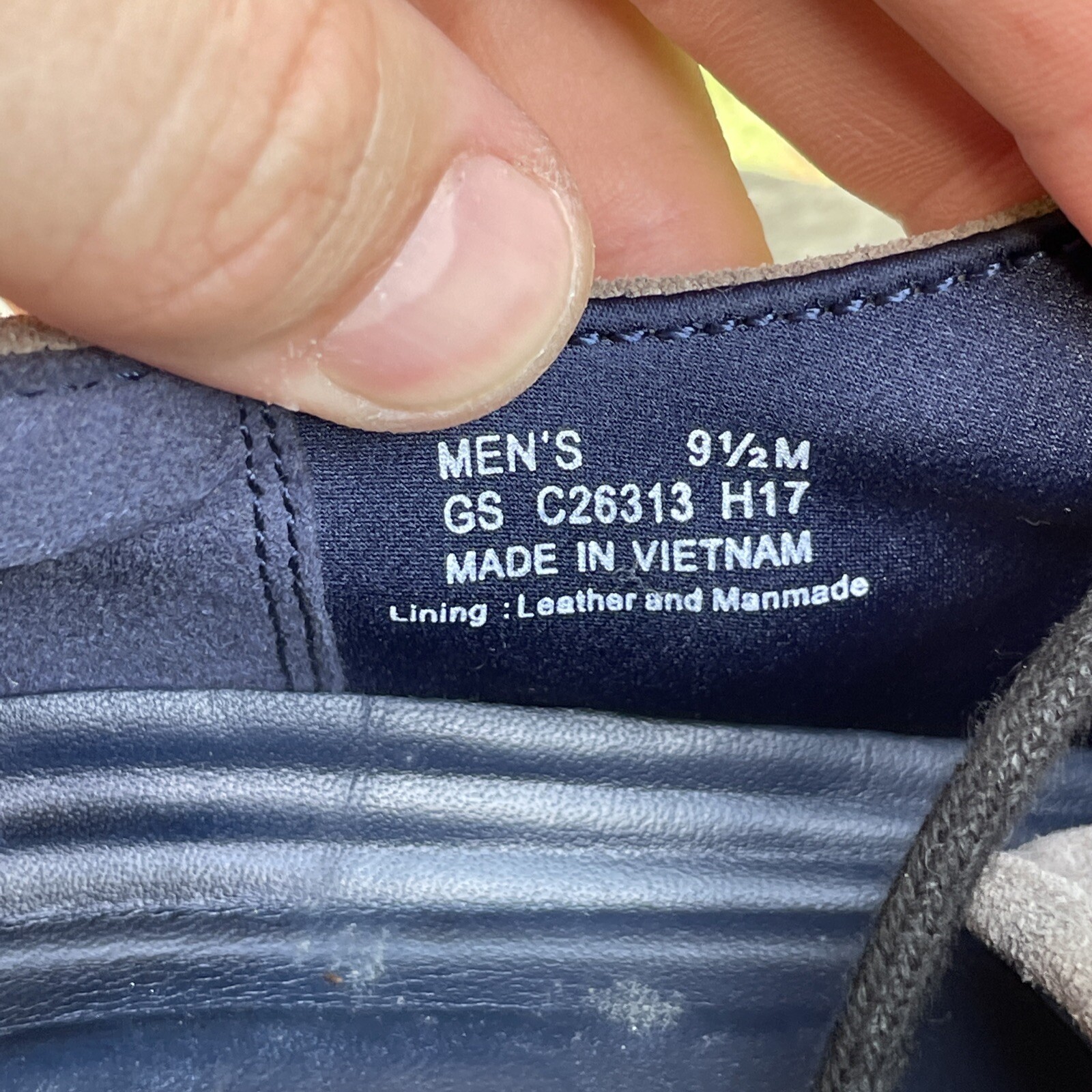 SAOLA Cole Haan GrandEvølution ala corta Oxford grigio scamosciato C26313 uomo taglia 9 5