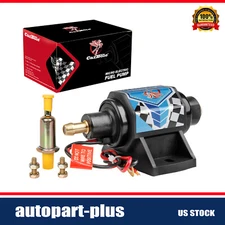 35gph 3/8" Micro Electric Fuel Pump Universal For Ford SBC BBC Chevy 12V 5-9PSI