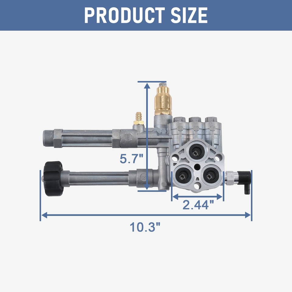 Troy Bilt Complete Pressure Washer Pump Head Fits For RMW SRMW Pumps ...