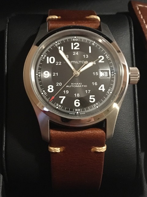 hamilton khaki field automatic men's watch h70455533