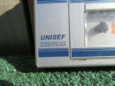【希少・箱付き】昭和UNISEF V-1 COMPANION カセットプレーヤー Vintage Unisef Model V-1 Stereo Mini Hi-Fi Portable Cassette