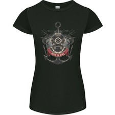 Camiseta Born to Dive Scuba Diving Diver para mujer corte pequeño