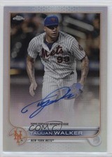 2022 Topps Chrome Veteran Refractor 212/499 Taijuan Walker #CVA-TW Auto 06y2