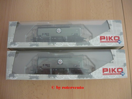Piko H0 DC 54383 Kesselwagen " DEA " der DB Ep. III, 2 Stück top im OKT | Condition: Gebraucht