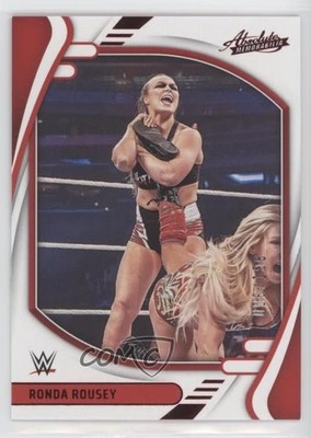 2022 Panini Chronicles WWE Absolute Red 6/199 Ronda Rousey #128 u0u