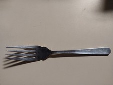 1 serving fork stainless steel japan USED